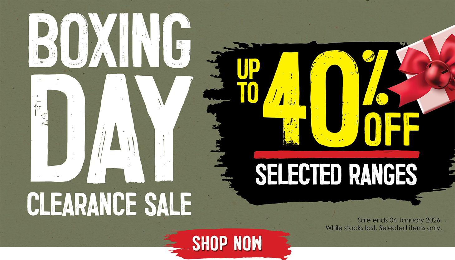 Boxing Day Clearance Sale | Shop Now